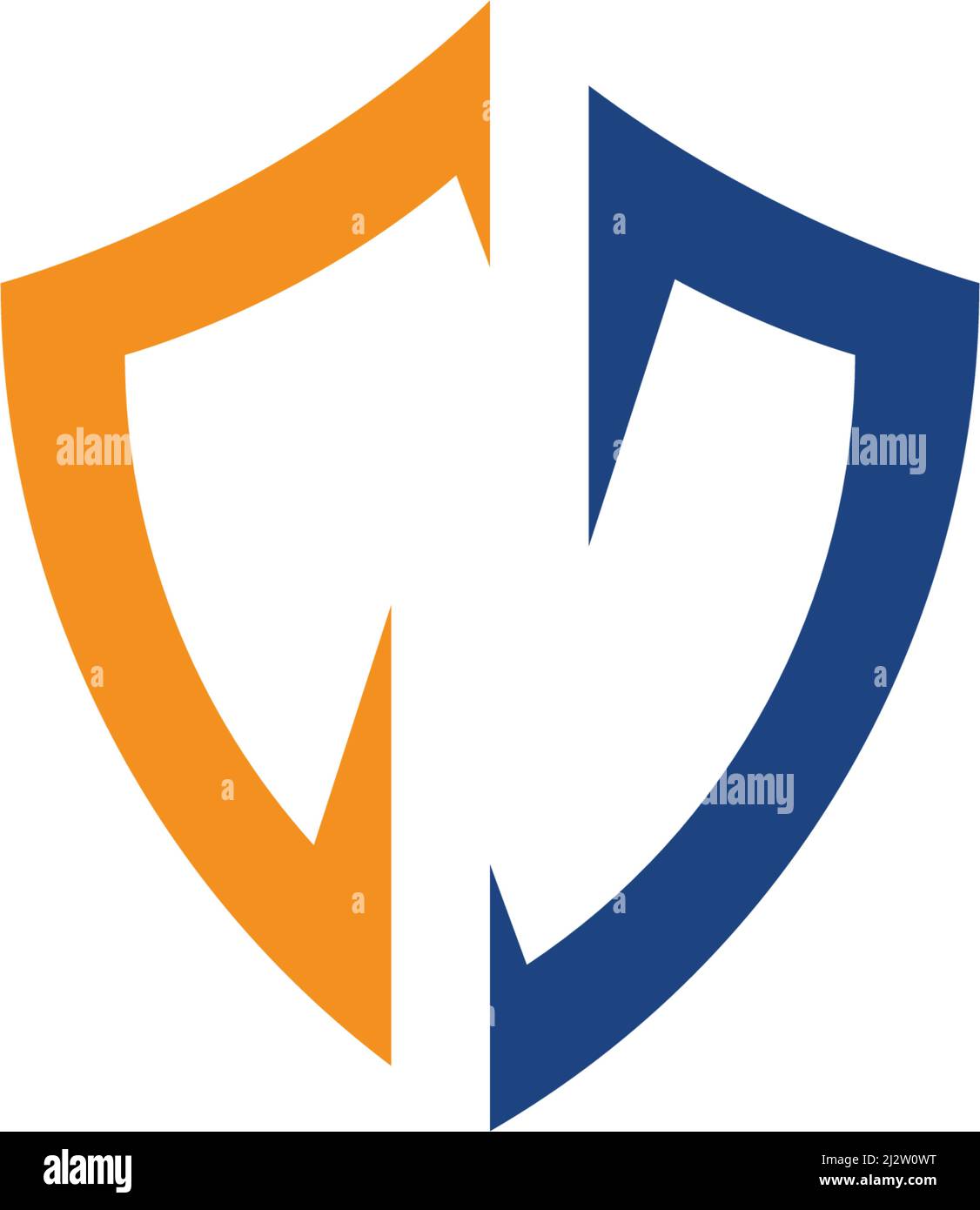Shield logo template vector illustration Stock Vector Image & Art - Alamy