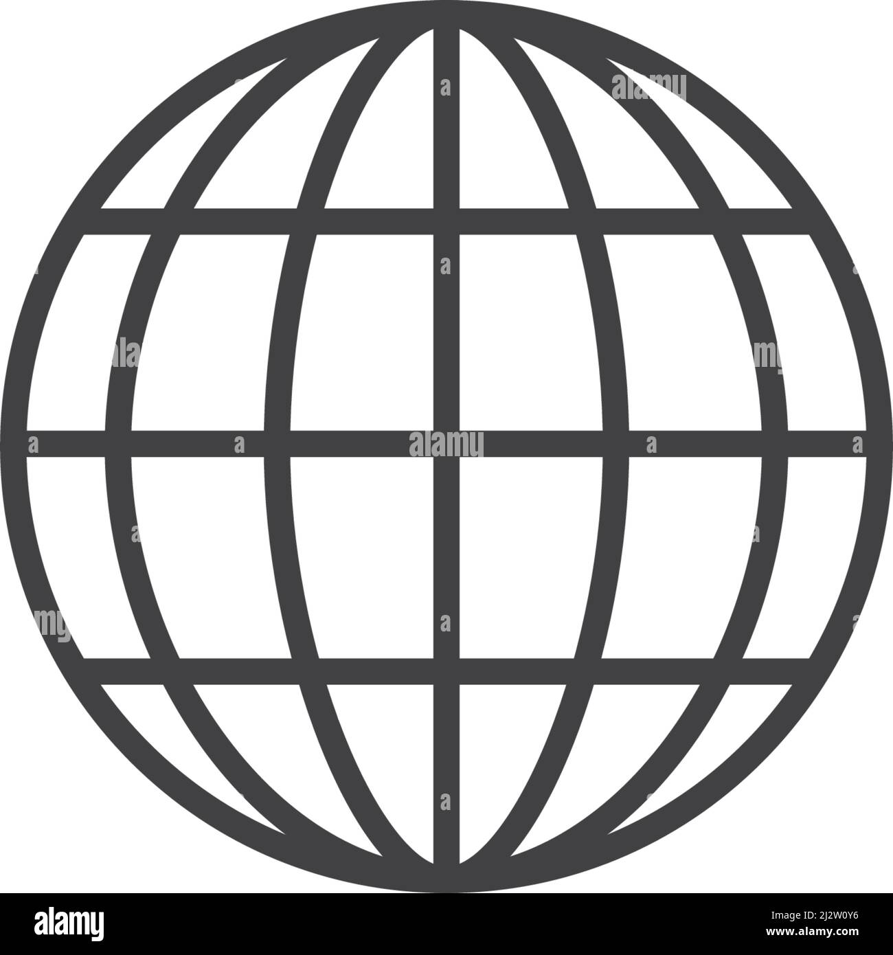 Globe technology ilustration logo icon vector template Stock Vector
