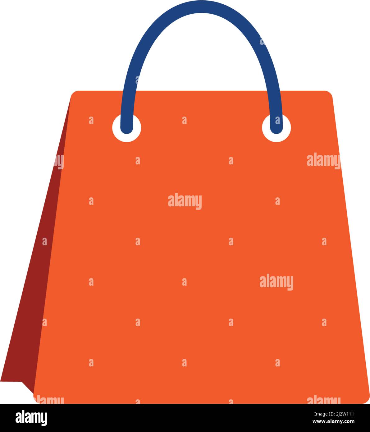 Shopping bag logo vector template Stock Vector