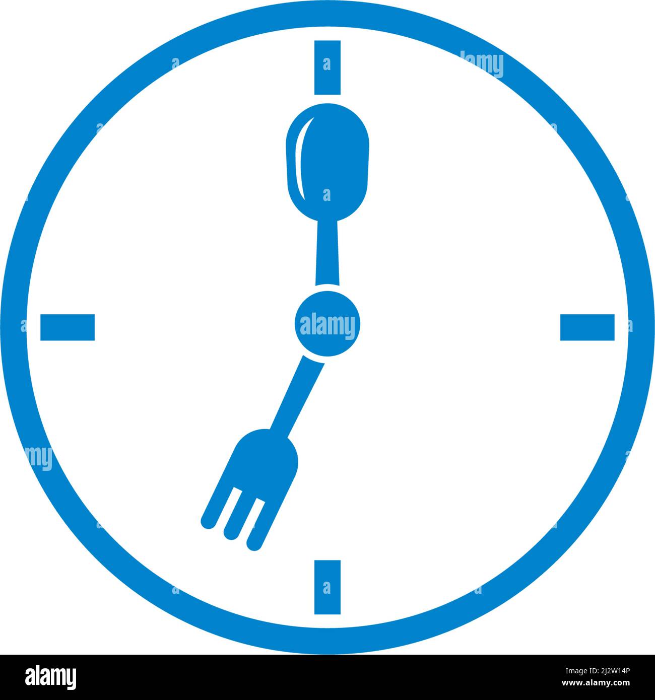 fork and spoon logo vector template Stock Vector