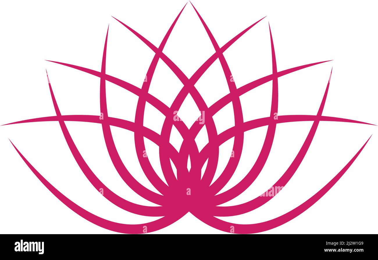 Lotus flower logo Template Vector Stock Vector