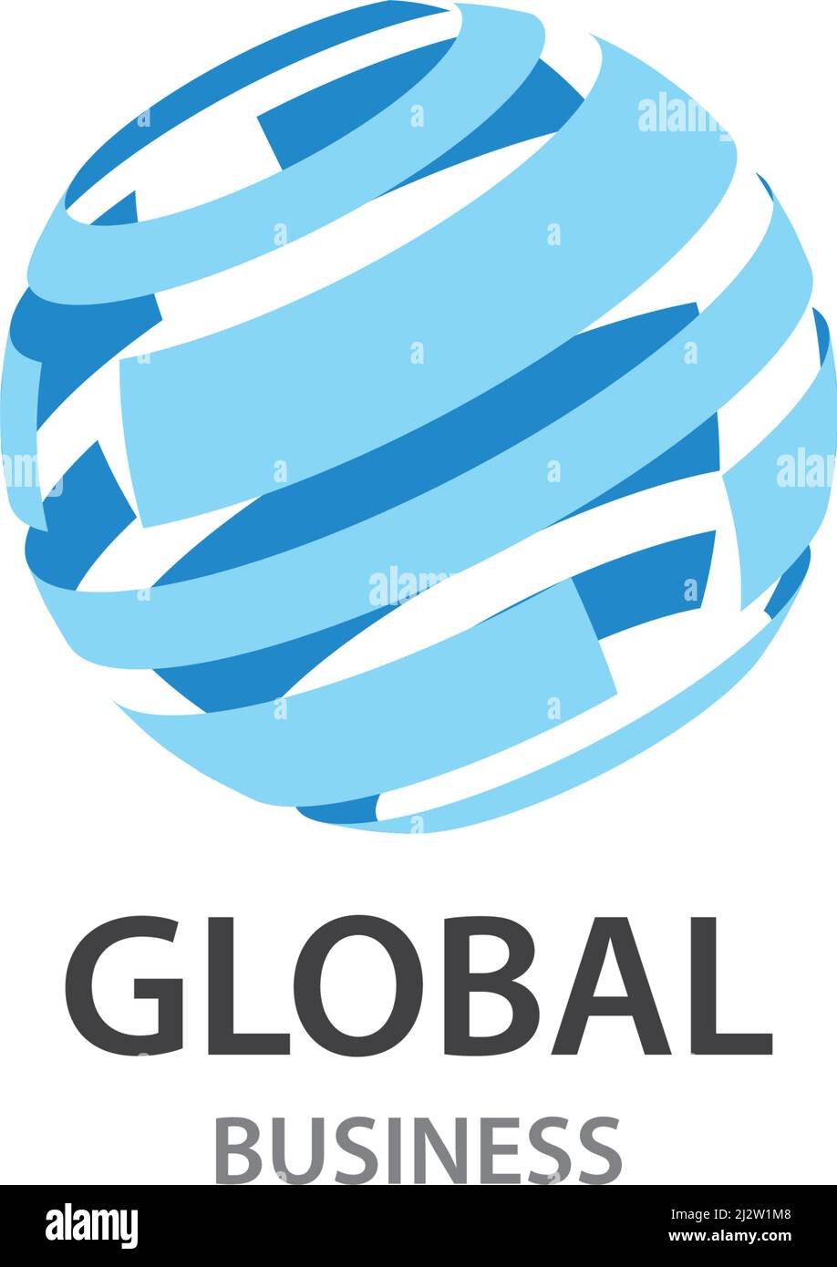 Globe technology ilustration logo vector template Stock Vector