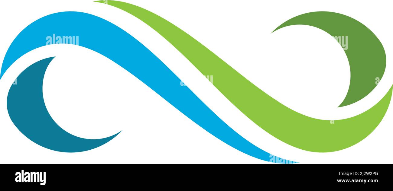 Infinity logo Vector template design Stock Vector