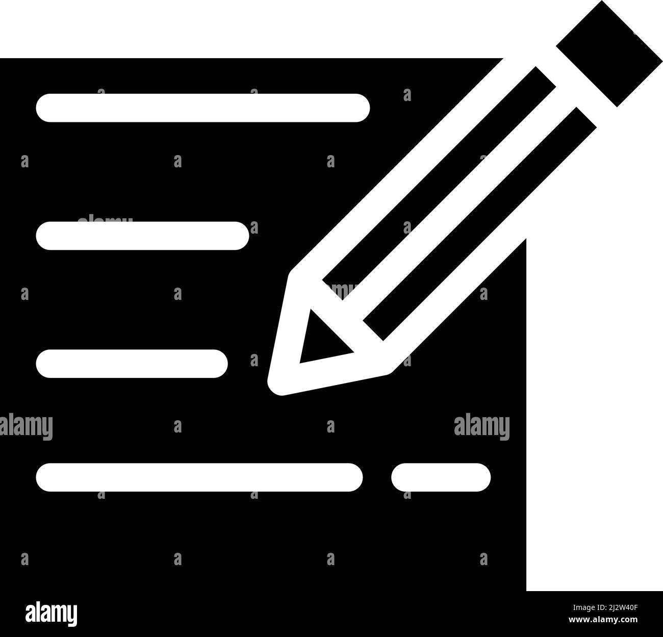 Creative edit icon outline Cut Out Stock Images & Pictures - Alamy