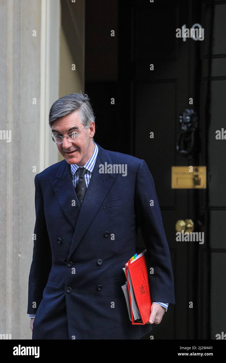 Jacob Rees-Mogg MP, Lord President of the Council, Leader of the House of Commons. Jacob Rees-Mogg MP, Lord President of the Council, Leader of the Ho Stock Photo