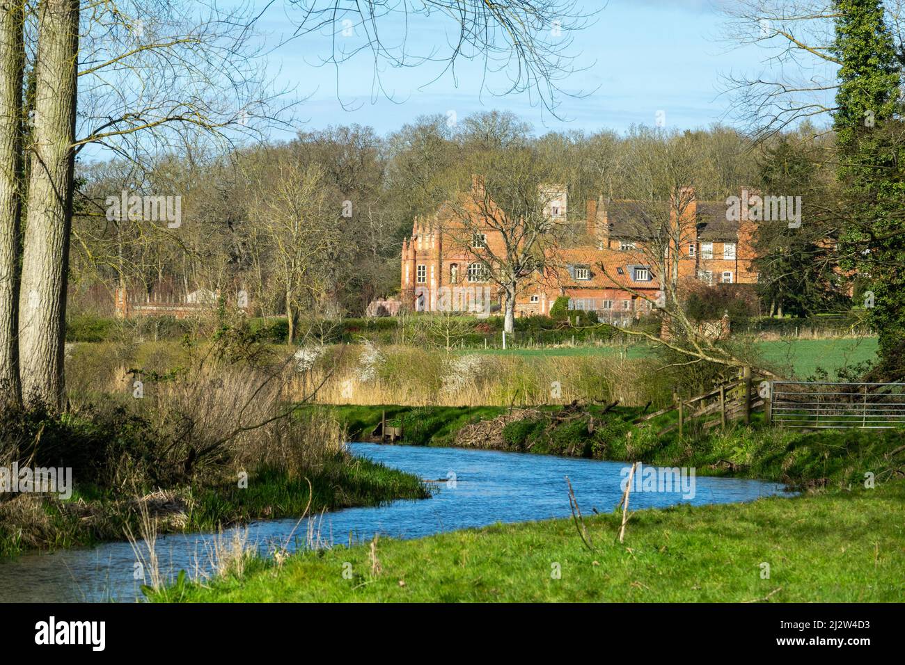 River Bure, Oxnead, Norfolk, England, UK Stock Photo