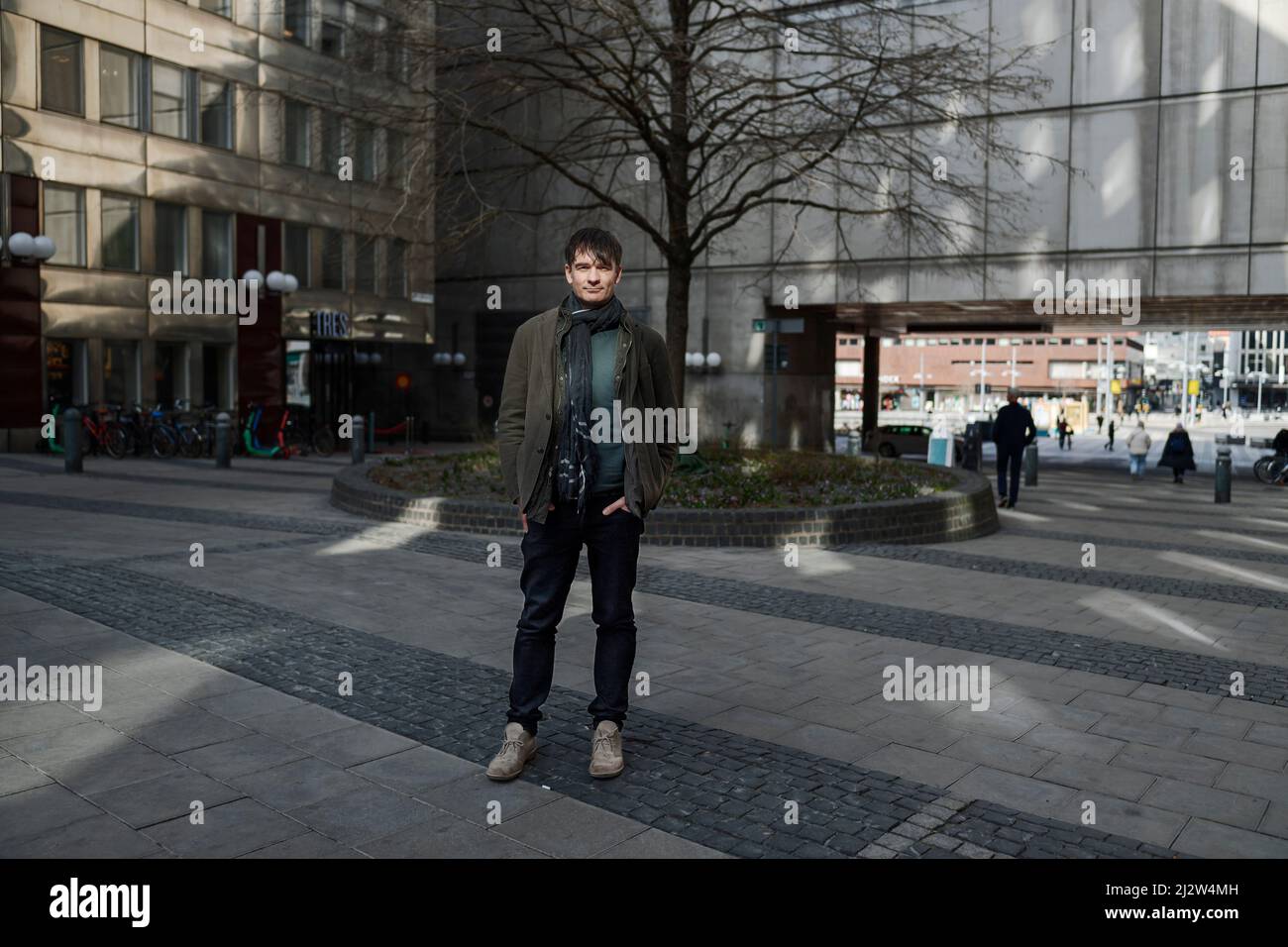 Brittish journalist Jack Fairweather, author of The Volunteer, photographed in Stockholm, Sweden, on March 30, 2022. Photo: Paul Wennerholm / TT / code 12110 Stock Photo