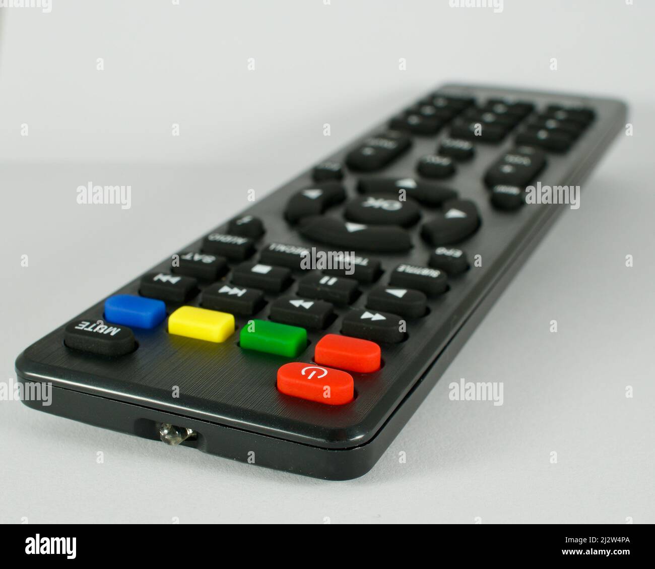 TV remote control. Infrared lightoperated television, music system