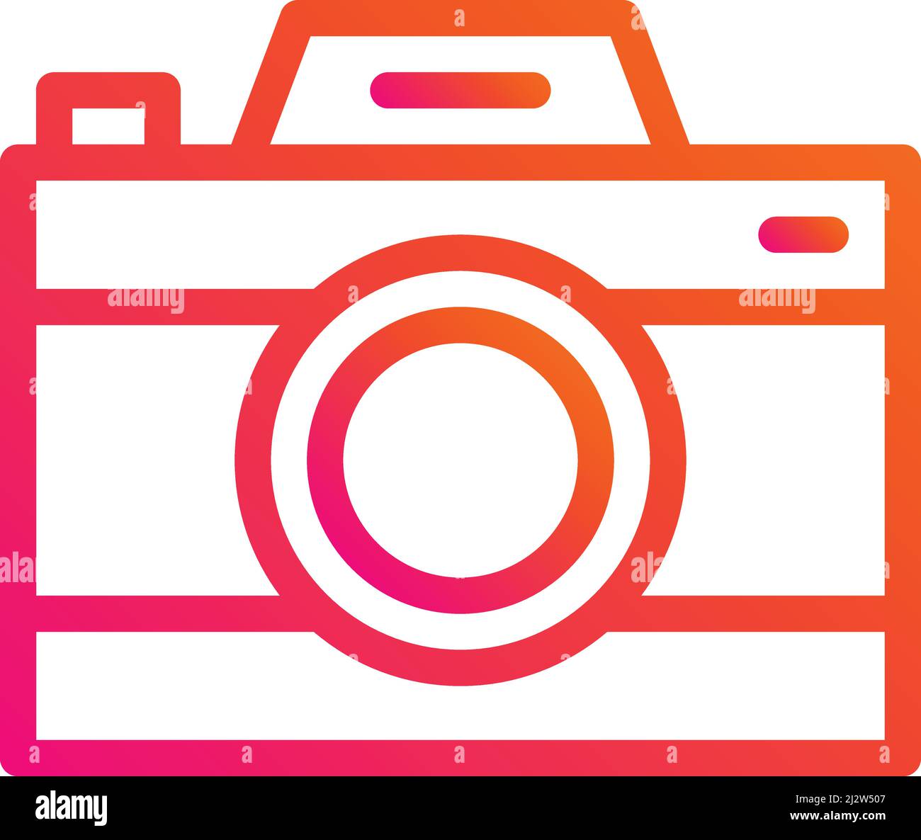 Camera solid flat icons Stock Vector Images - Alamy