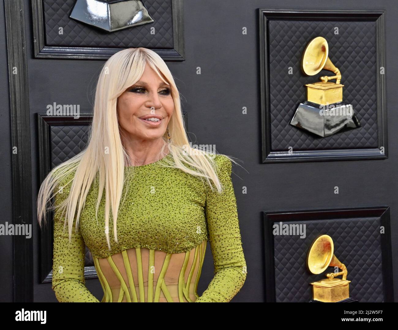 DONATELLA VERSACE AL LANCIO STAMPA DEL DIAMANTE SONO PER SEMPRE  COLLABERATION CON DE BEERS Foto stock - Alamy