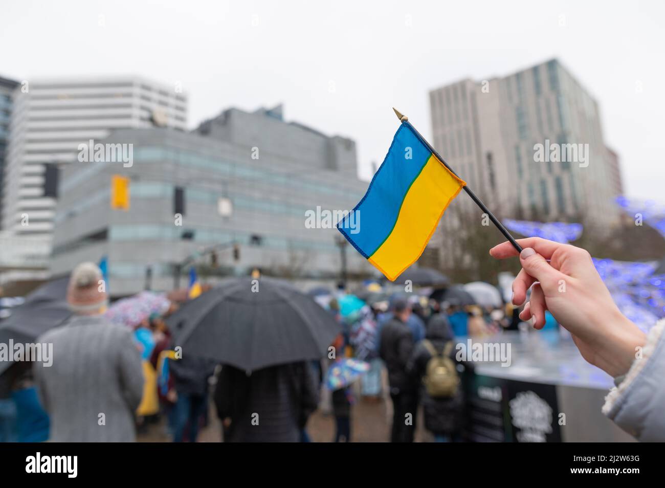 Ukraine independence day rally hi-res stock photography and images - Alamy