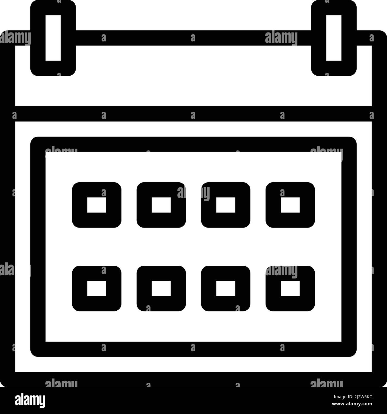 Calendar Vector Icon Design Illustration Stock Vector Image & Art - Alamy