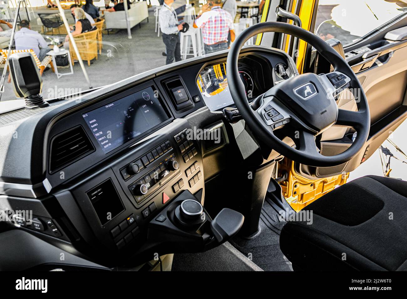 Cape Town, South Africa February 17, 2022 Steering Wheel and