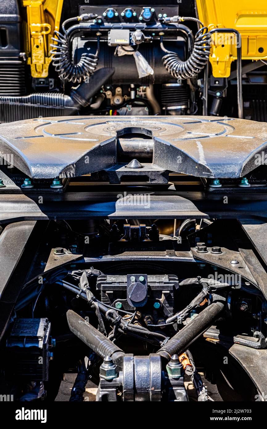 Cape Town, South Africa February 17, 2022 Rear Axel undercarriage