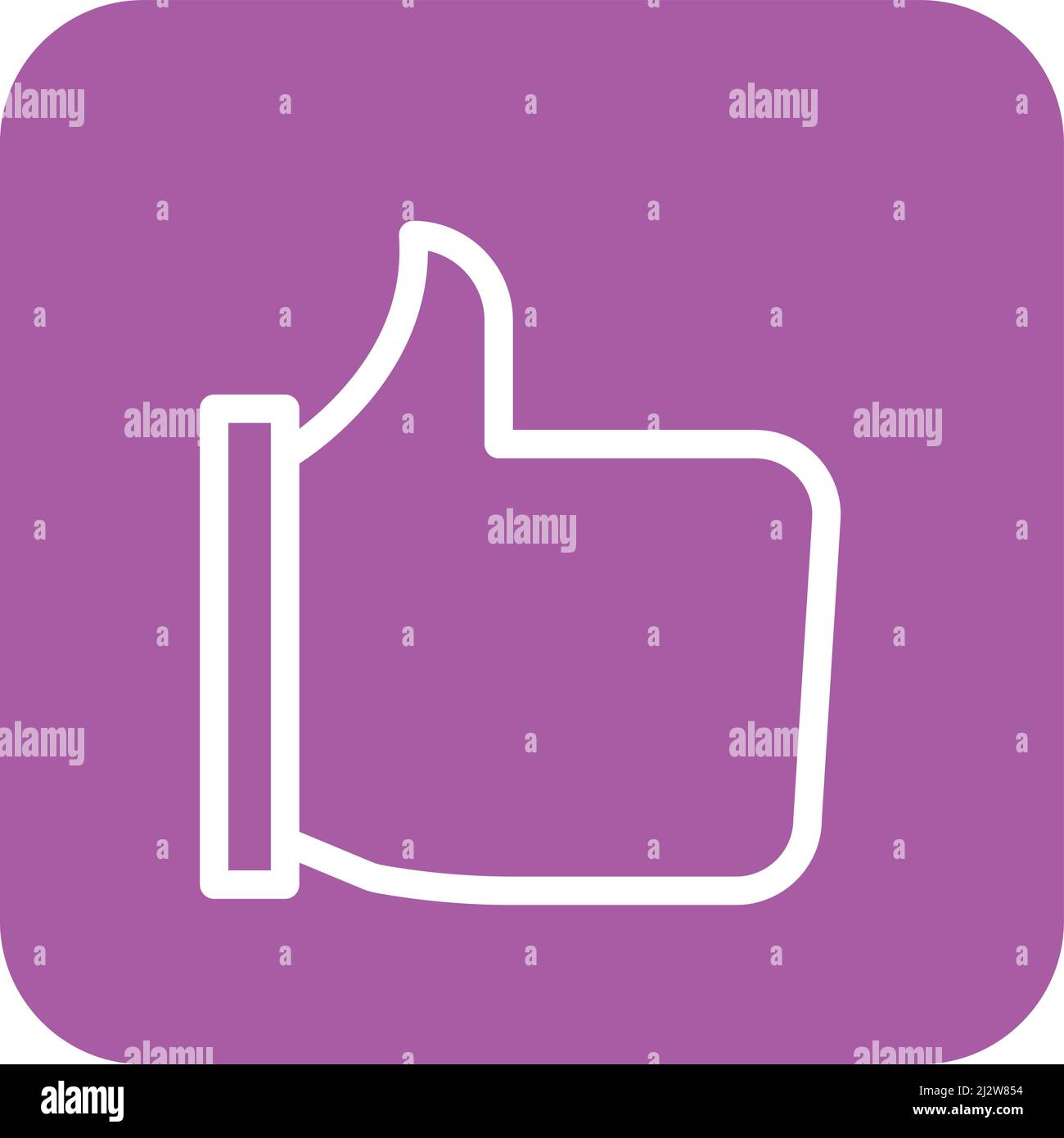 Like Vector Icon Design Illustration Stock Vector