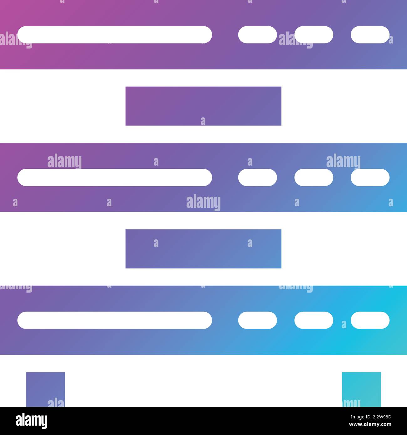 Server Vector Icon Design Illustration Stock Vector