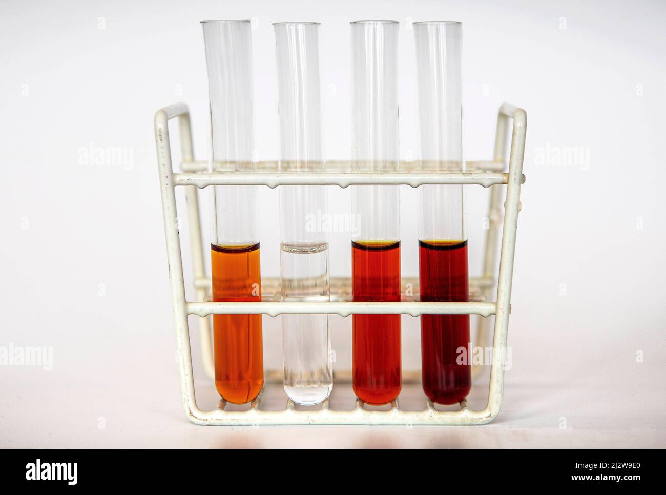 Stressing an Equilibrium System by Changing the Concentration of Ions in Solution Stock Photo