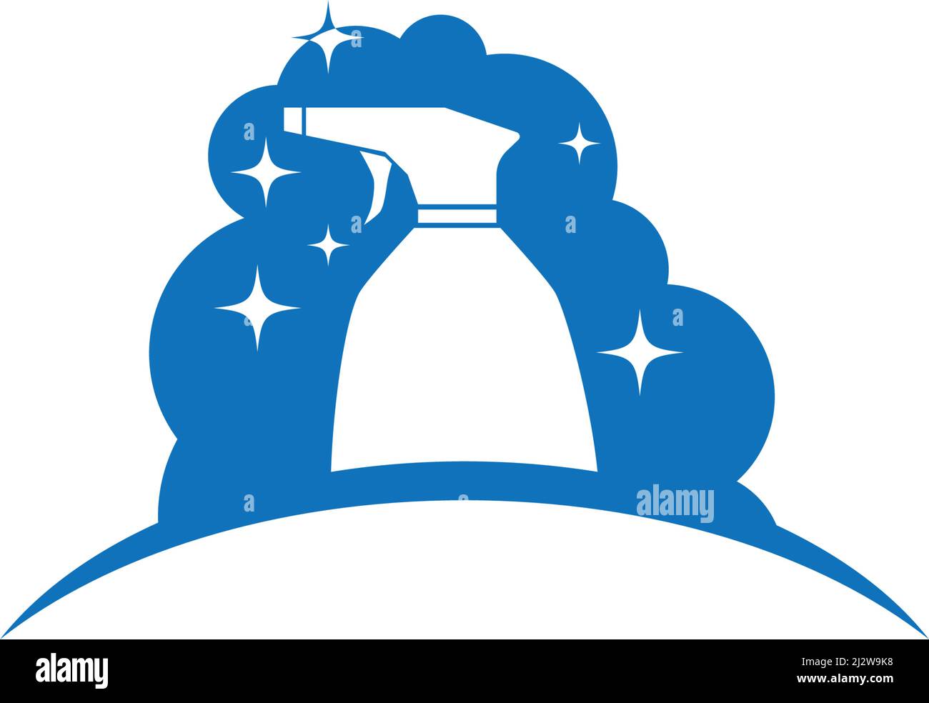 Cleaning logo and symbol ilustration vector template Stock Vector