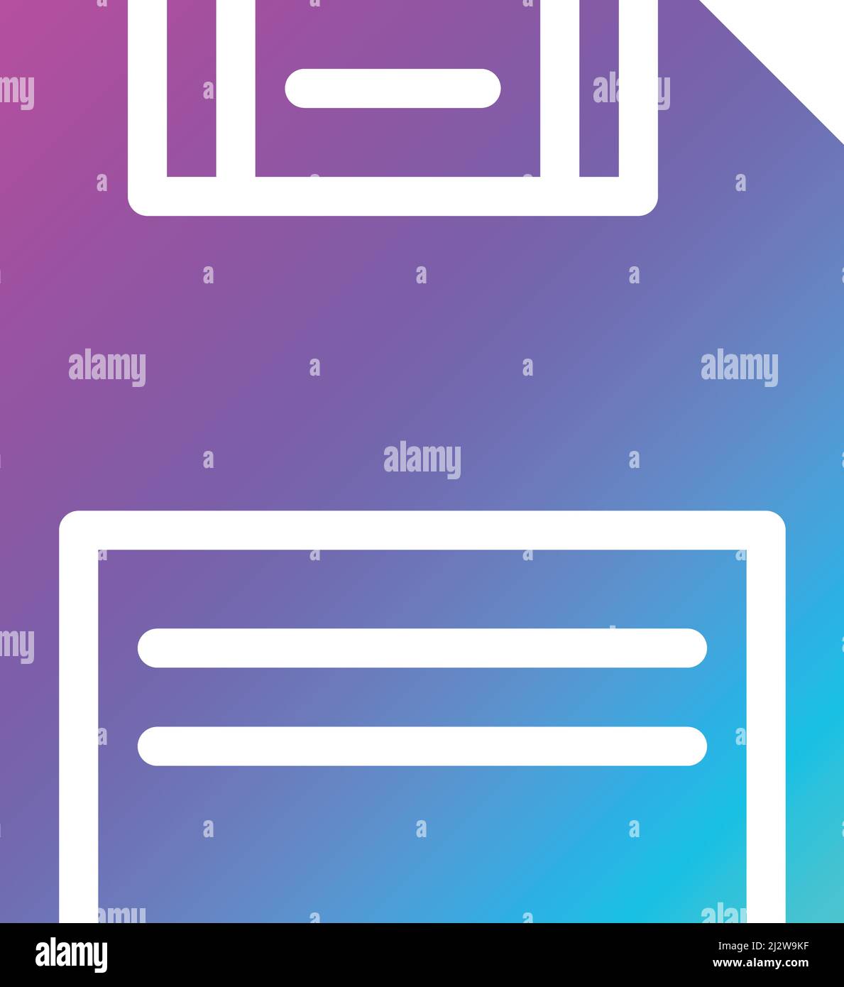 Floppy disk Vector Icon Design Illustration Stock Vector