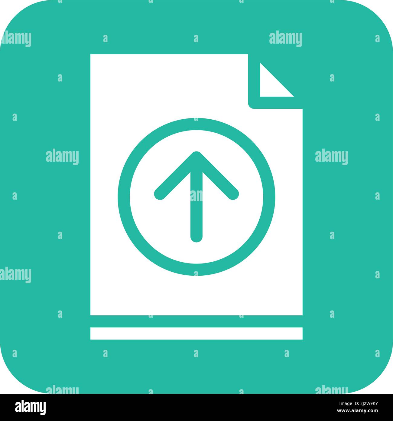 Upload Vector Icon Design Illustration Stock Vector