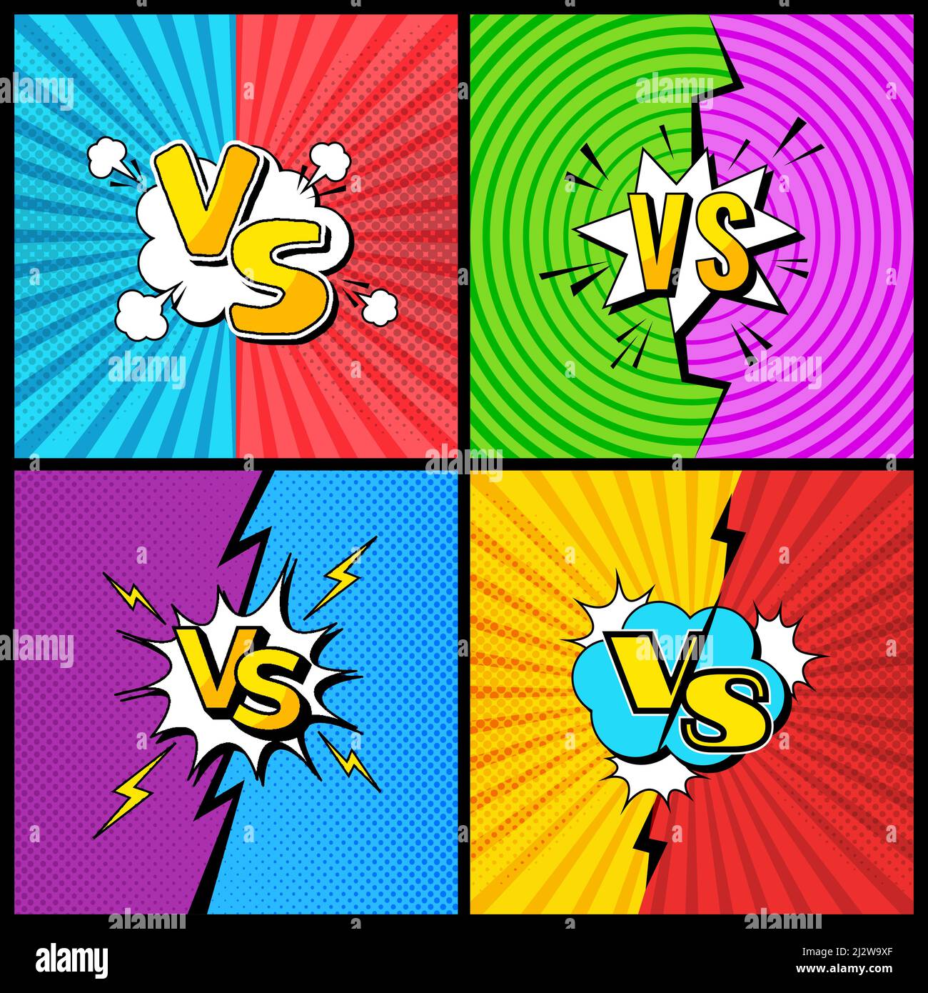 Versus battle hi-res stock photography and images - Alamy