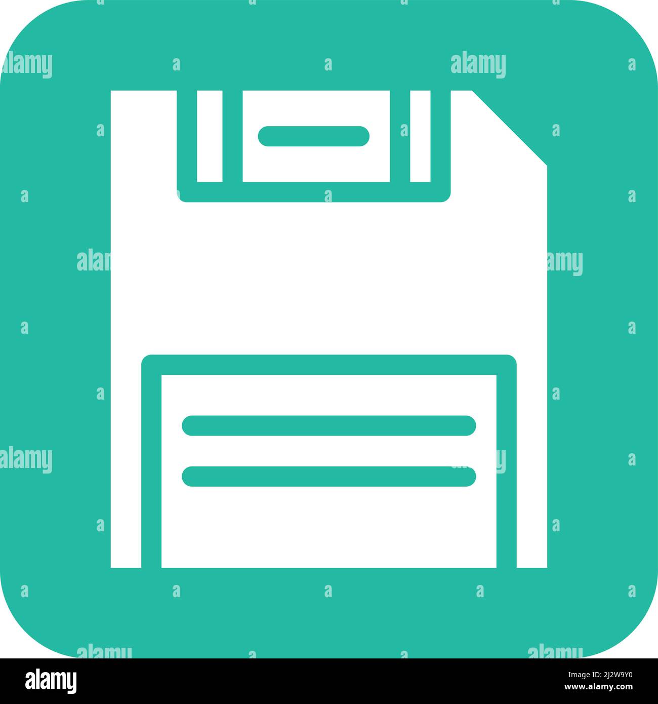 Floppy disk Vector Icon Design Illustration Stock Vector