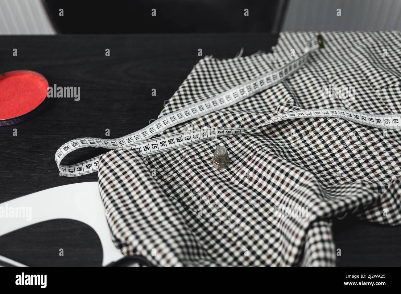 tailoring Tailor's work desk Stock Photo Alamy