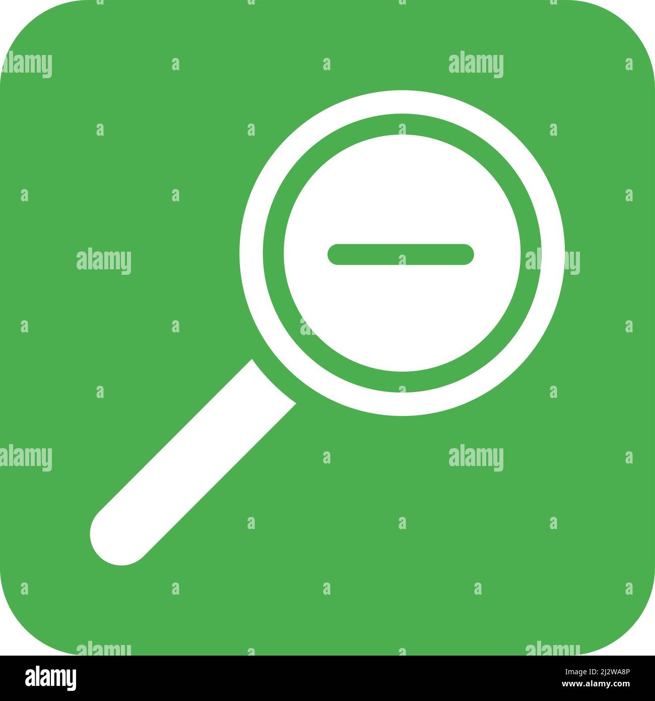 Zoom Out Vector Icon Design Illustration Stock Vector