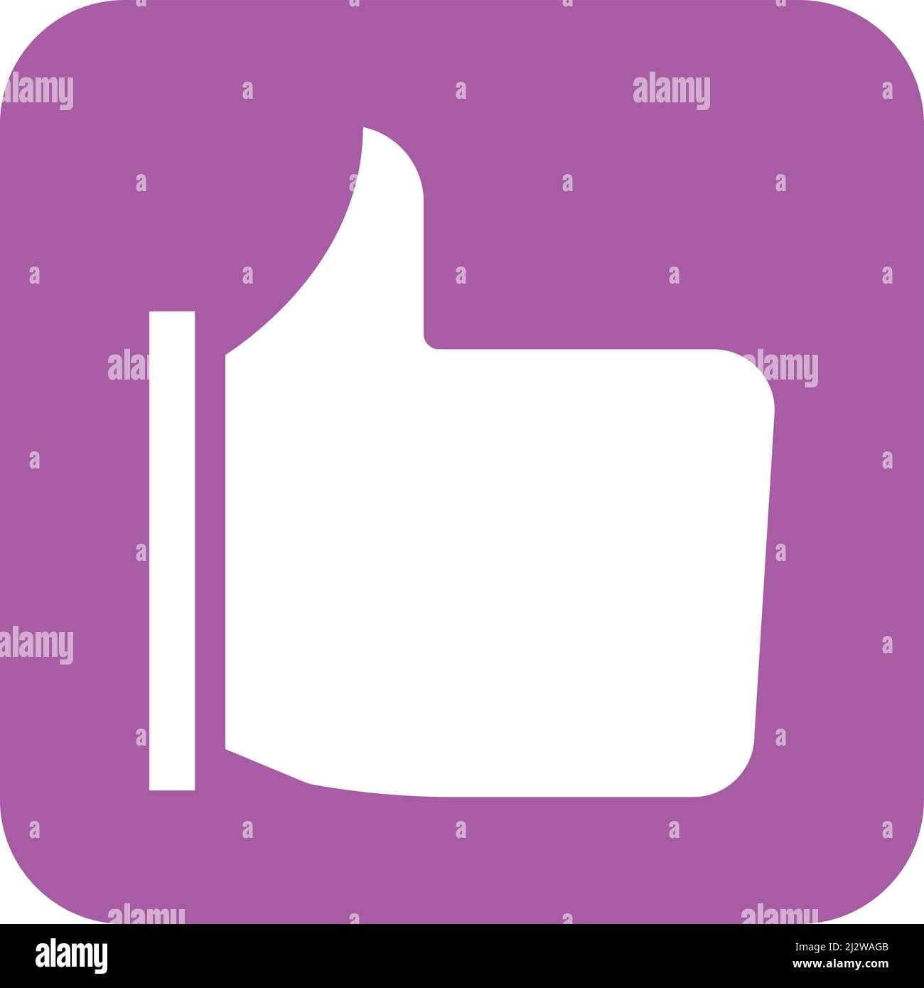 Thumb hand up icon vector design object Stock Vector Images - Alamy