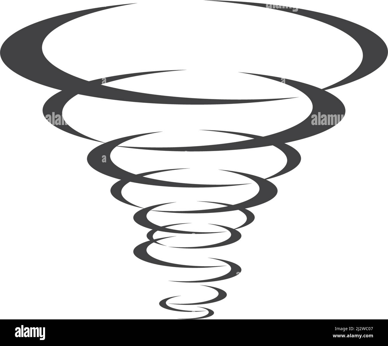 Wind tornado logo vector illustration flat design Stock Vector Image ...