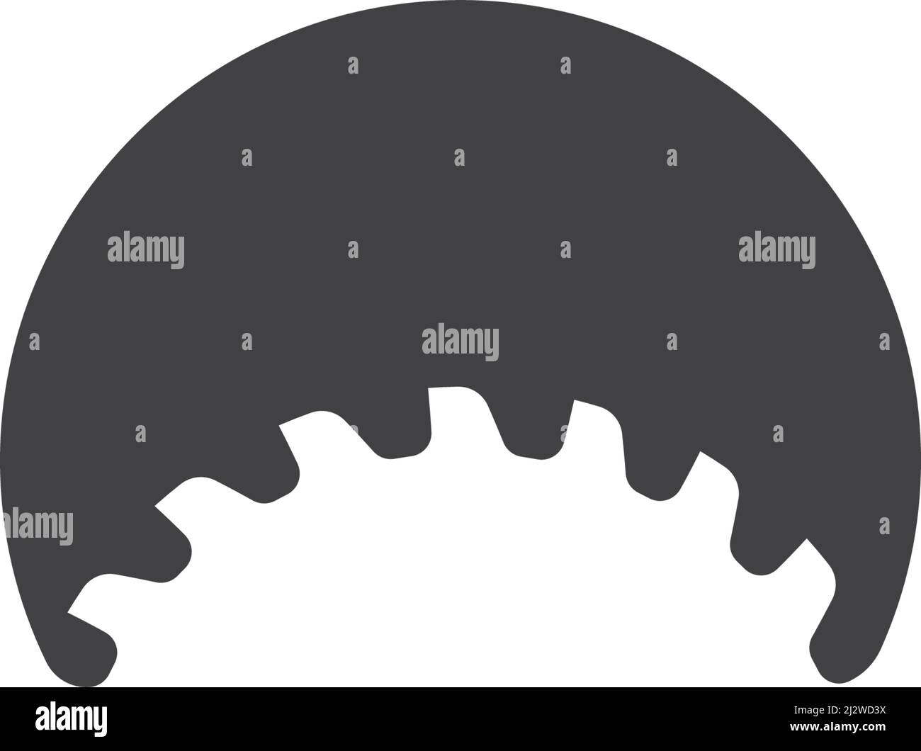Metal saw logo vector icon template Stock Vector
