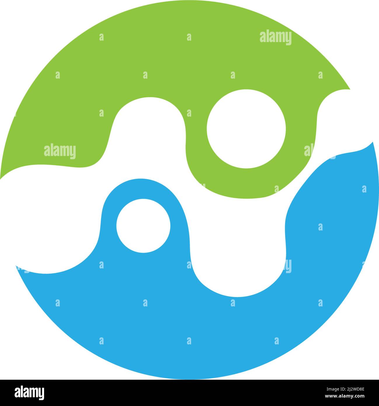 Molecule logo icon illustration vector template Stock Vector Image ...