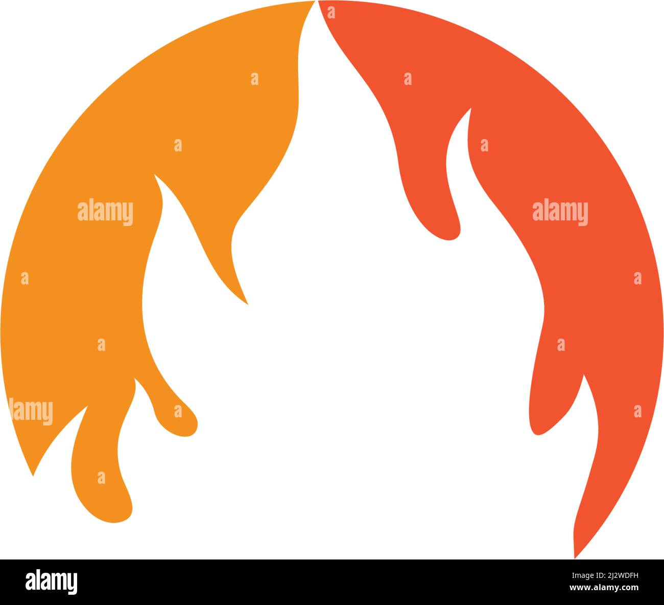 Fire flame Logo Template vector Stock Vector Image & Art - Alamy