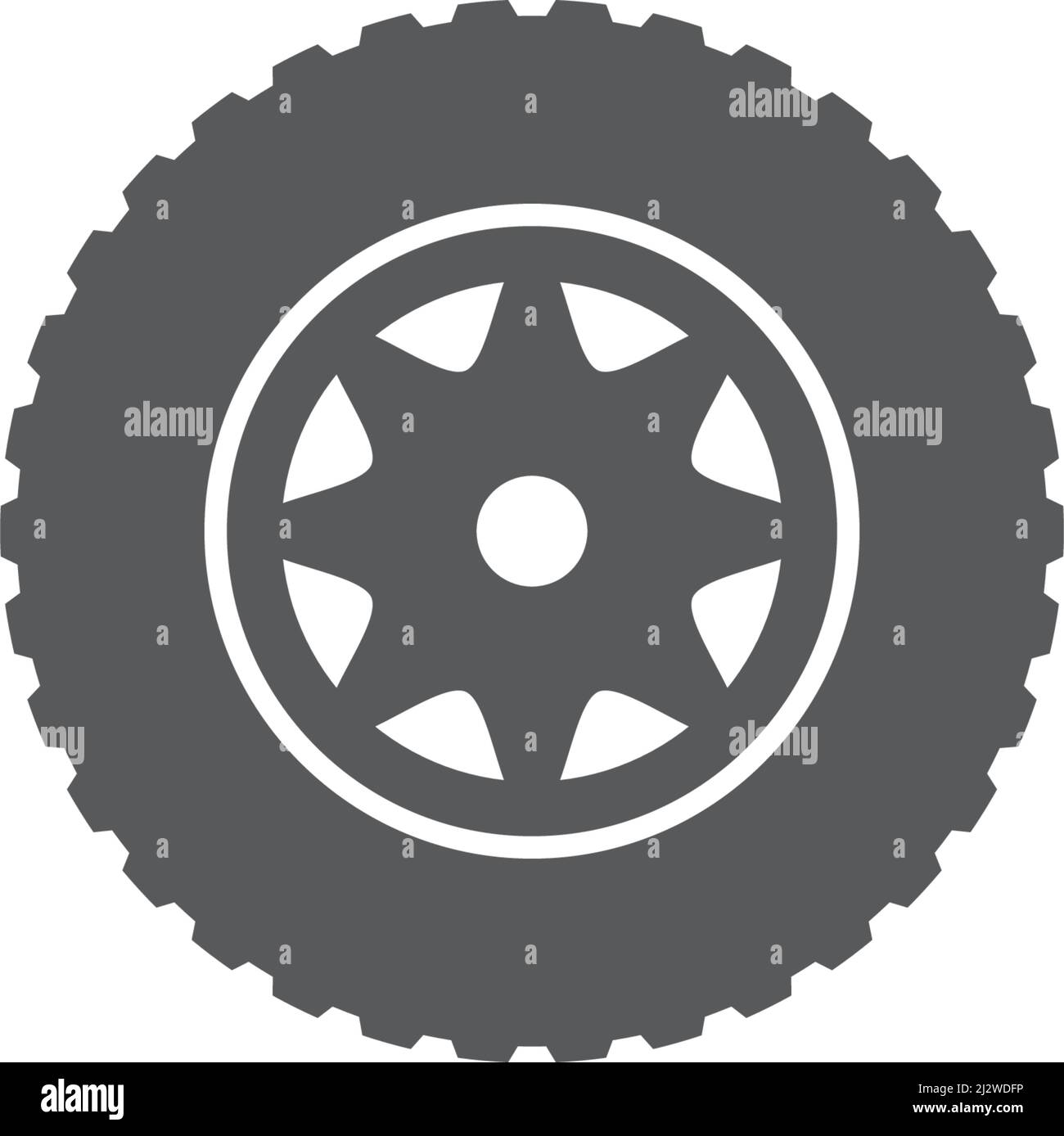 Tires illustration logo vector template Stock Vector