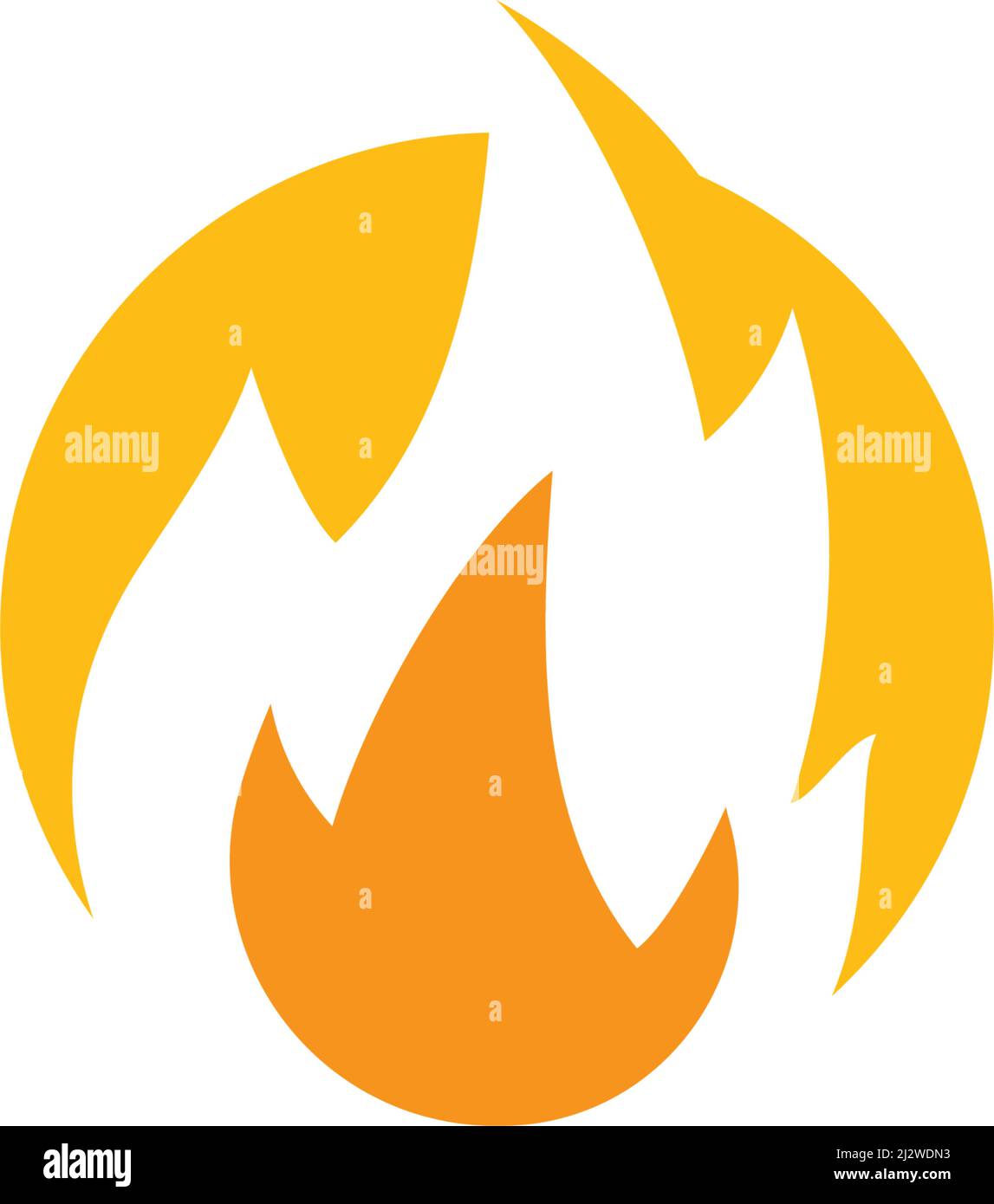 Fire flame Logo Template vector Stock Vector Image & Art - Alamy