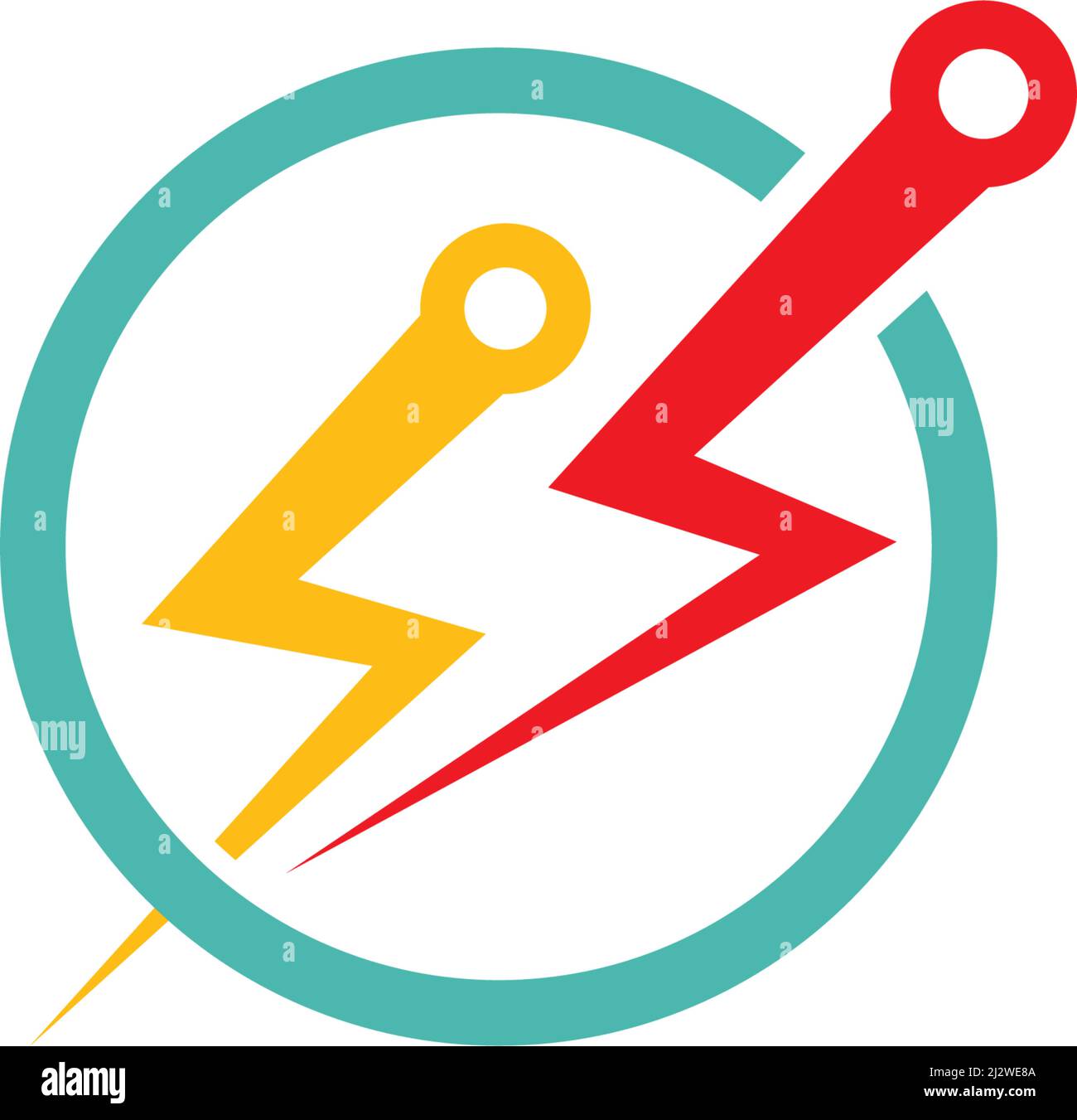Circuit technology logo vector template Stock Vector
