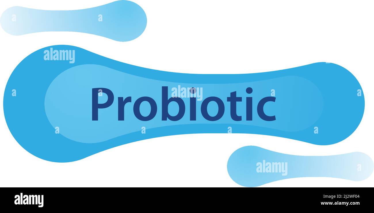 Bacterial Probiotic icon vector flat design Stock Vector
