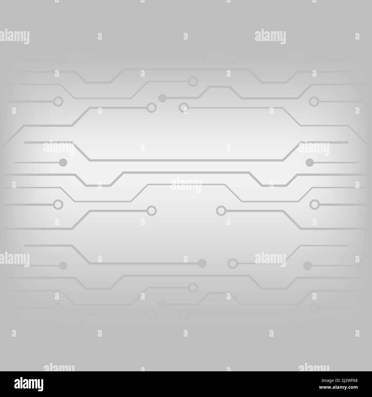Circuit technology illustration vector template Stock Vector