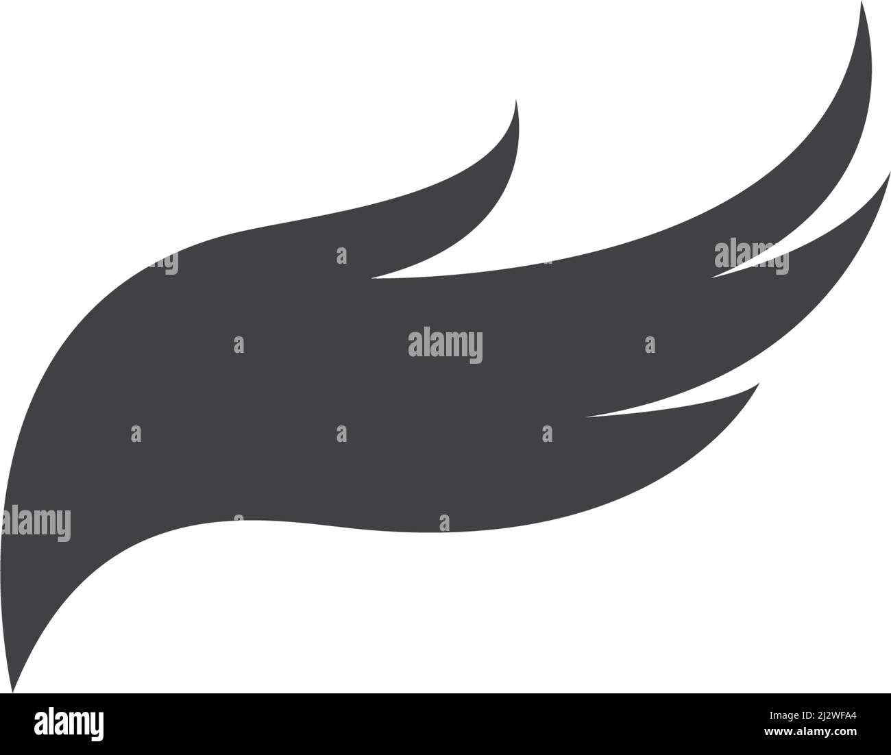 Wing logo and symbol vector ilustration Stock Vector