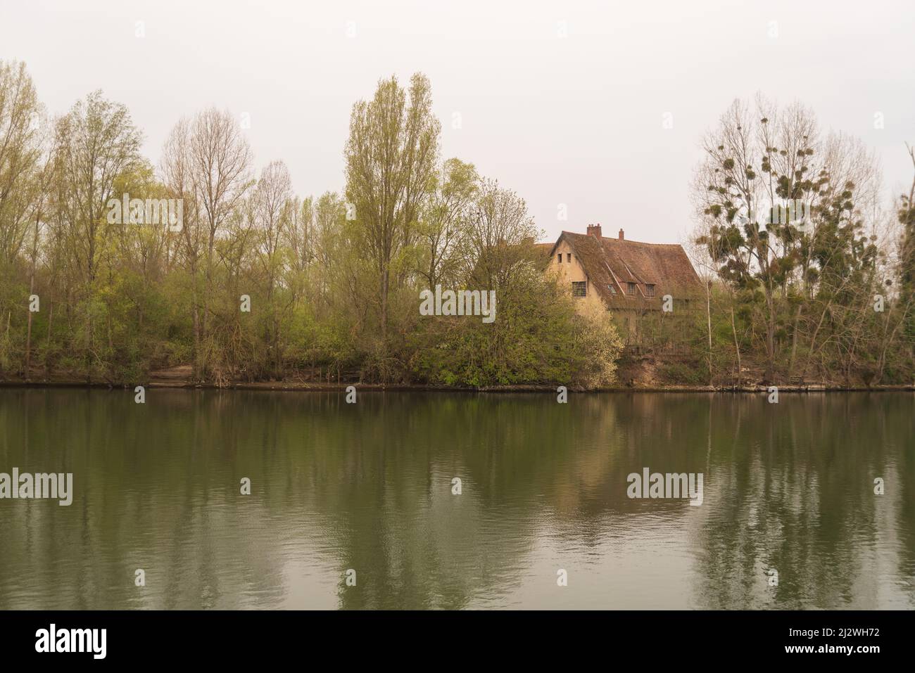 Typical french timber house in Normandy Stock Photo Alamy