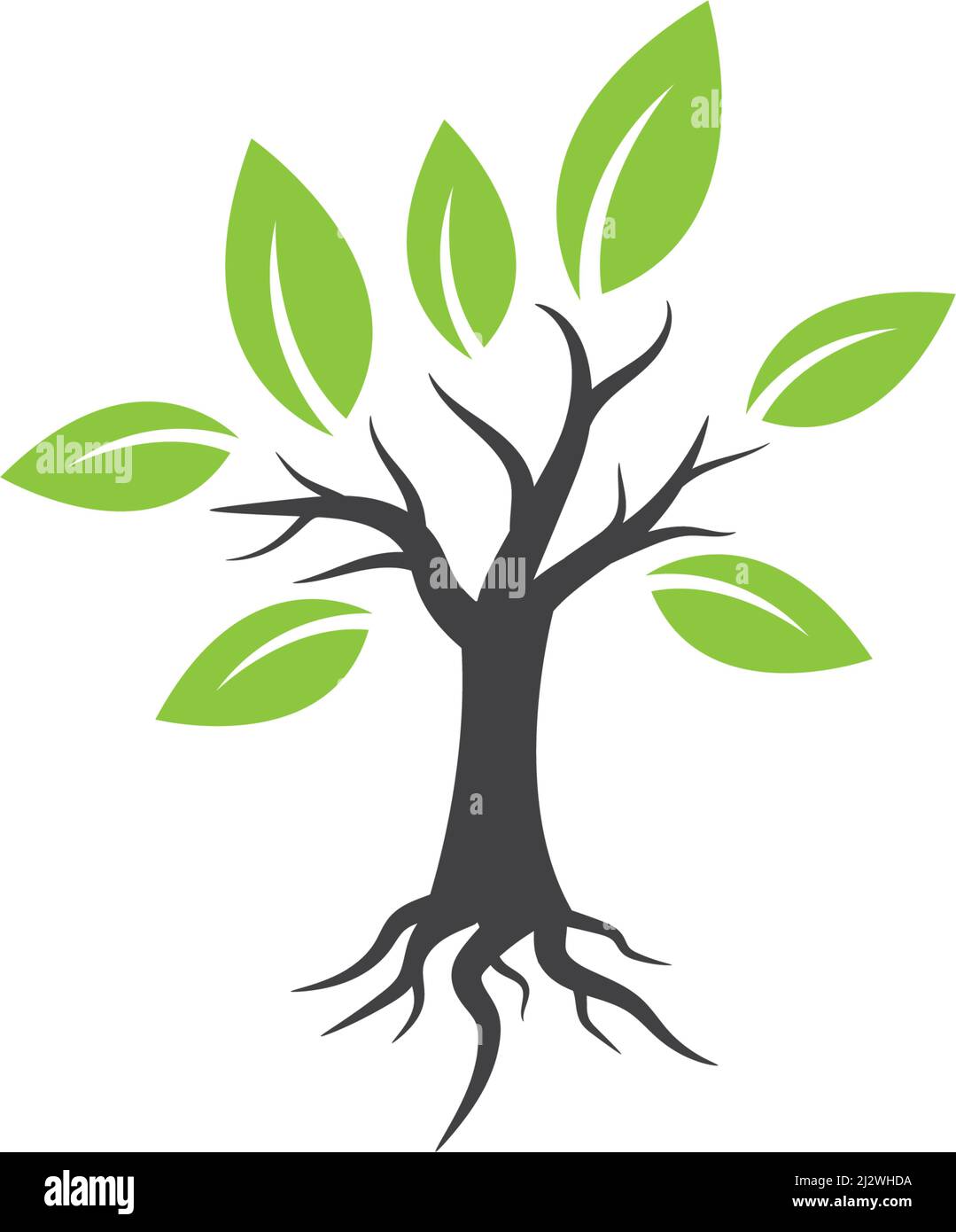 Tree logo template vector illustration Stock Vector