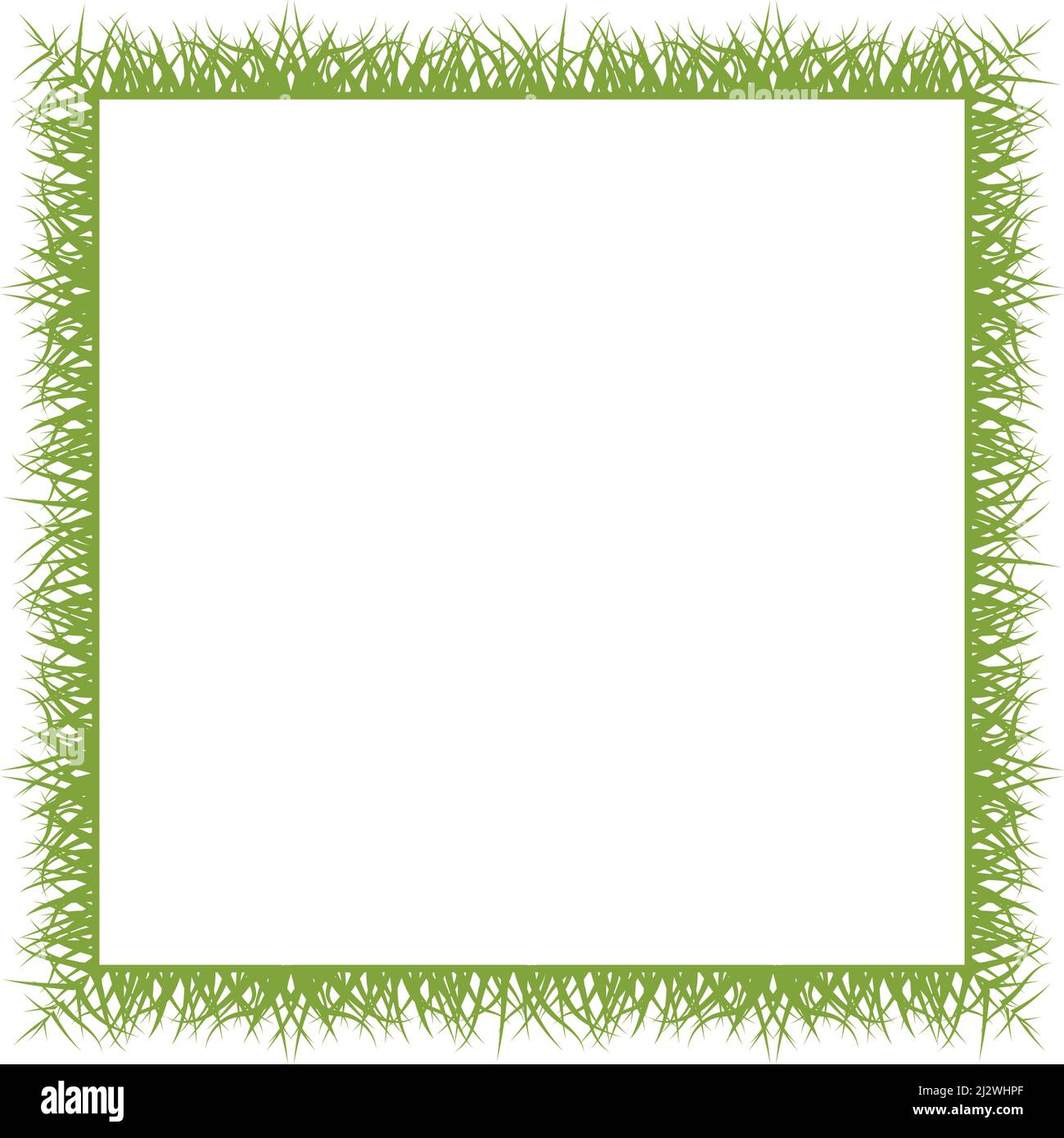 Natural Grass ilustration logo vector design Stock Vector