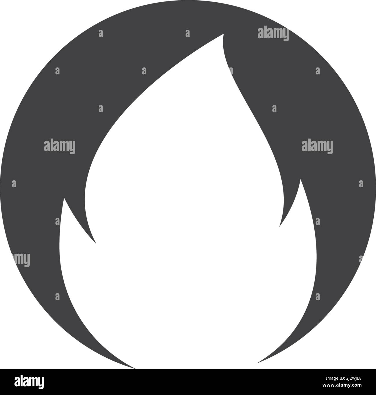 Fire flame Logo Template vector Stock Vector