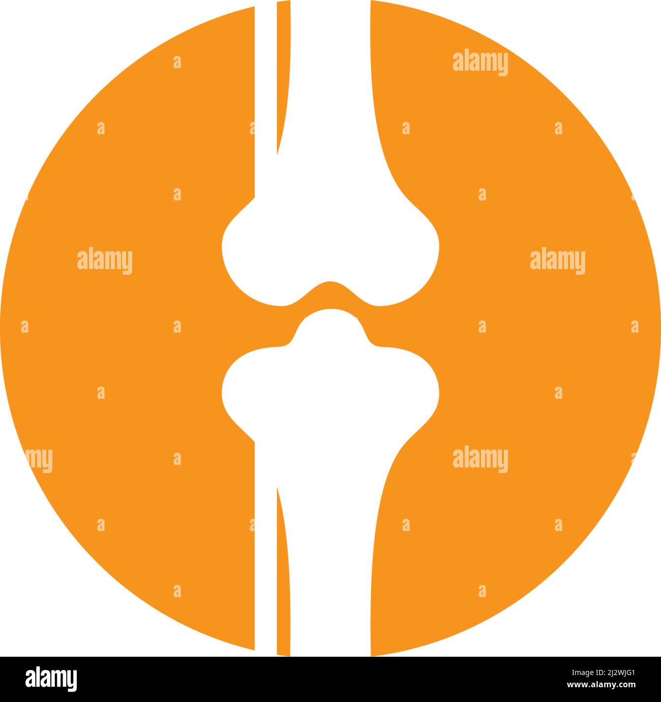 Orthopaedic clinic logo vector illustration Stock Vector