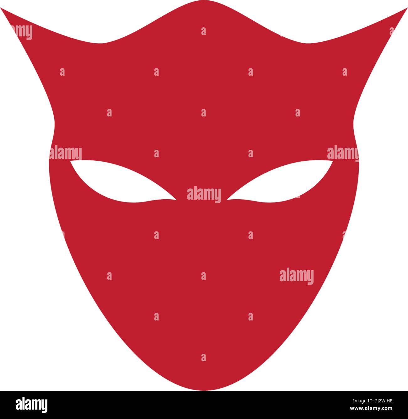 Devil character logo ilustration vector template Stock Vector