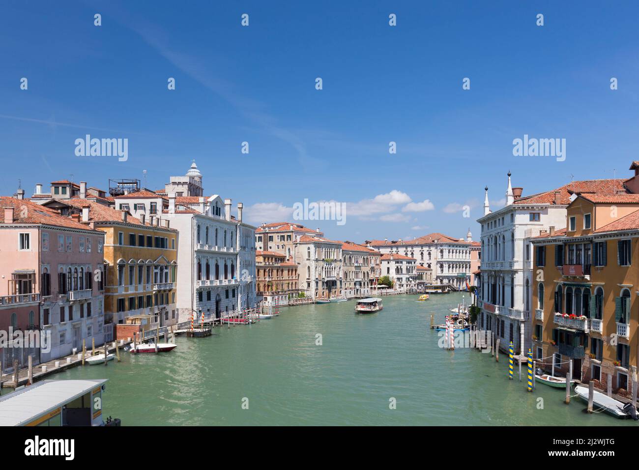 View of Venice and the Grand Canal, Venice, Italy Stock Photo