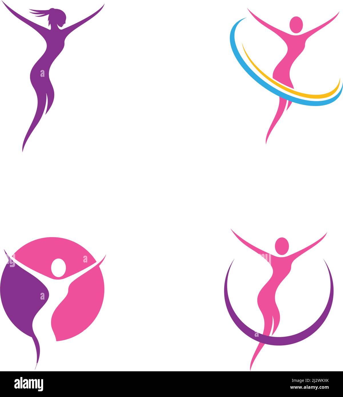 Healthy Life people Logo template vector Stock Vector