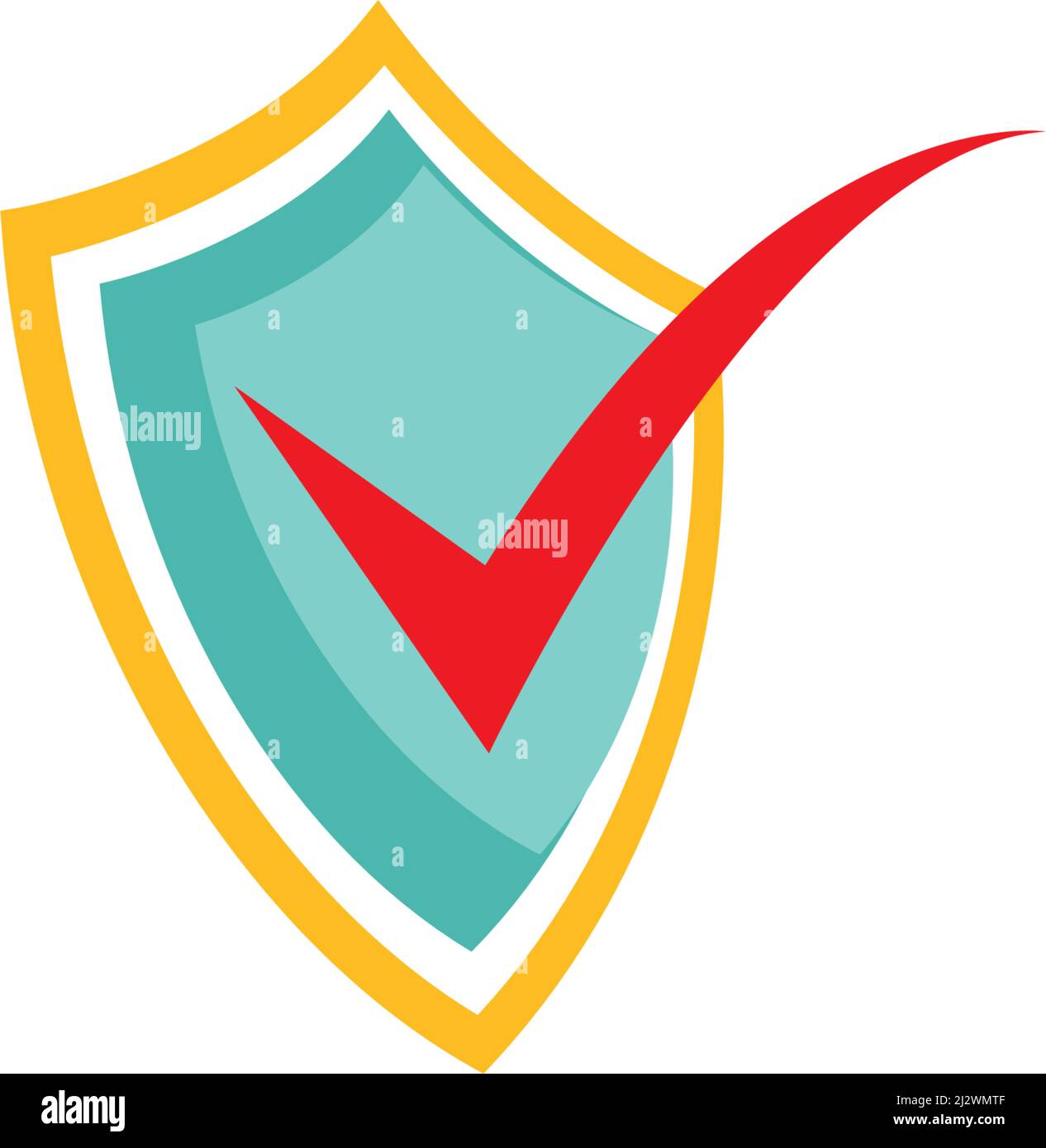 Shield logo template vector illustration Stock Vector