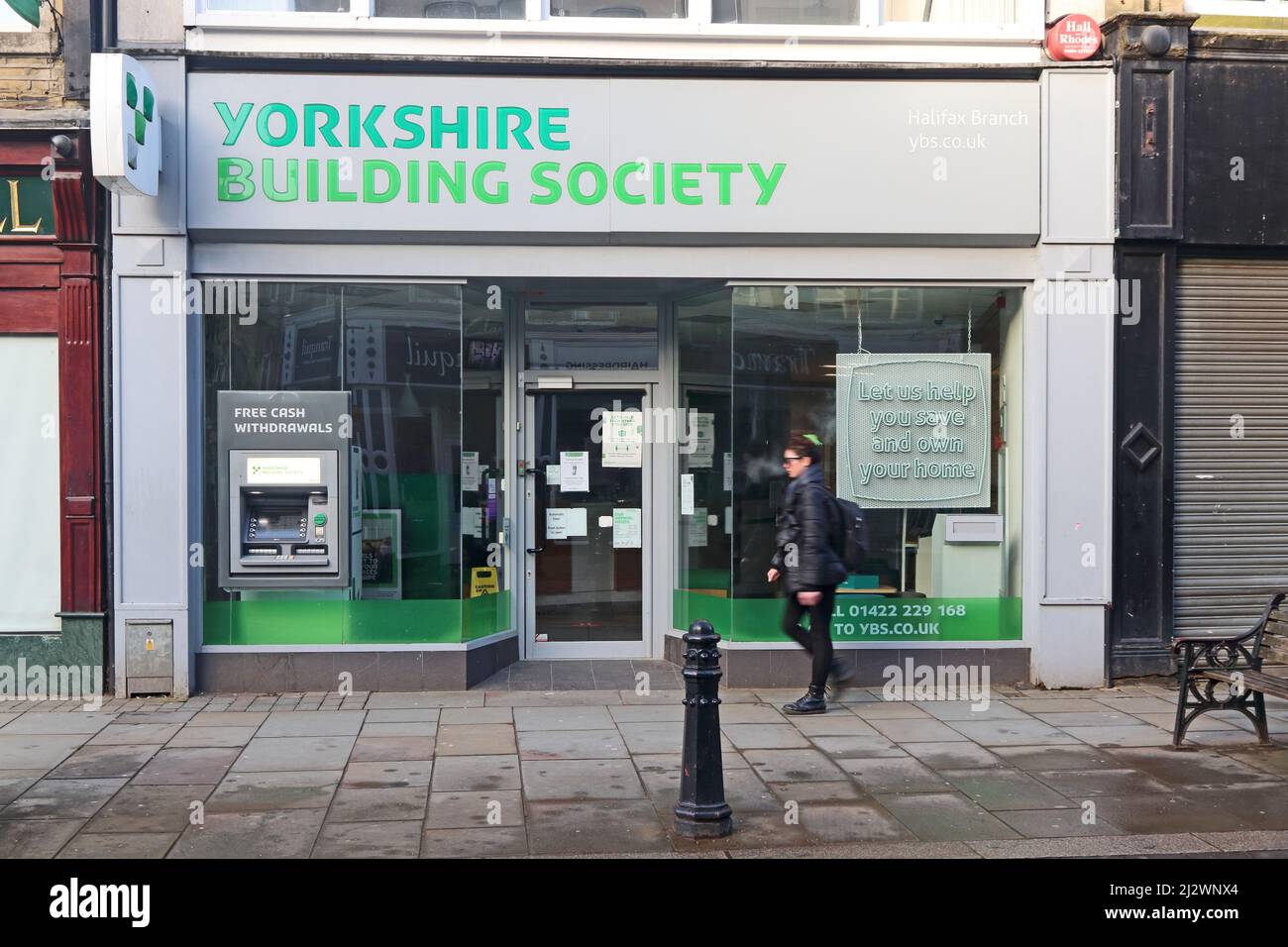Yorkshire Building Society shop, Halifax Stock Photo
