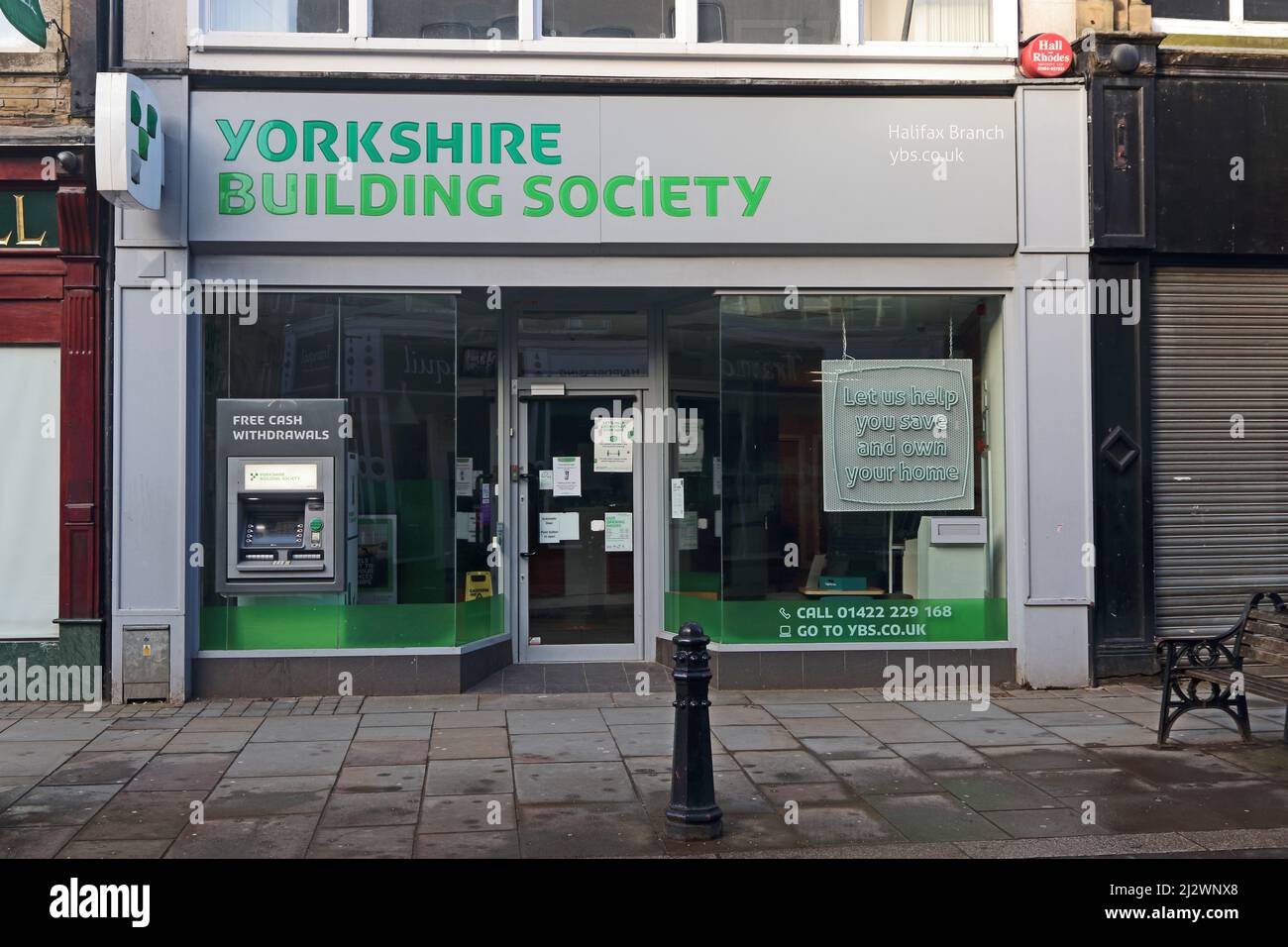 Yorkshire Building Society shop, Halifax Stock Photo